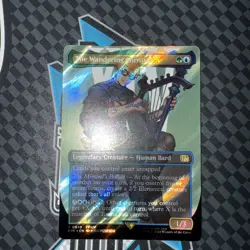 The Wandering Minstrel (Borderless) (Surge Foil) Final Fantasy Foil - Image 1