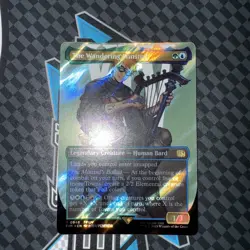 The Wandering Minstrel (Borderless) (Surge Foil) Final Fantasy Foil - Image 3