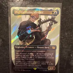 The Wandering Minstrel (Borderless) (Surge Foil) Final Fantasy Foil - Image 1