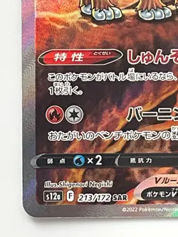 Entei V SAR 213/172 S12a VSTAR Universe - Pokemon Card Japanese - Image 4