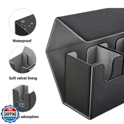 FOTEEMO Card Deck Box for MTG, 5 in 1 Commander Deck Box Deck Box Trading Car - Image 4