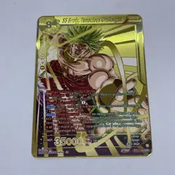 SS Broly, Tenacious Onslaught - Dragon Ball Z Heavy Metal Trading Card Art Tc3 - Image 1