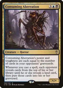 Consuming Aberration NM Commander MTG Magic the Gathering Gold English Card - Image 1