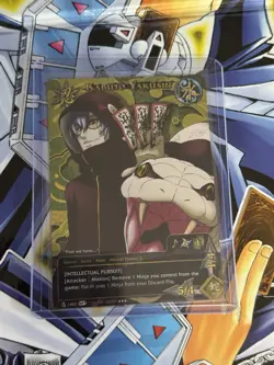 Naruto TCG CCG Kabuto Yakushi Card Super Rare English moderate play Set 27 Foil - Image 1