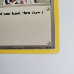 PROFESSOR OAK - 88/102, 1999 Pokemon Trainer Card - Image 4