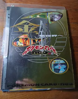 1999 Pokemon Japanese Neo Genesis Series 1 Promo 9-card Set Binder Excellent - Image 2
