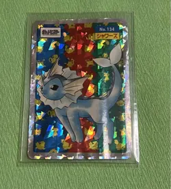 Vaporeon No.134 Holo Pokemon TOP SUN Card Vintage Nintendo Bandai Japanese - Image 2