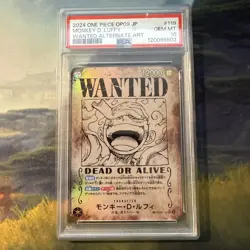 PSA10 Luffy OP09-119 Wanted Emperors in the New World ONE PIECE Card Japanese - Image 1