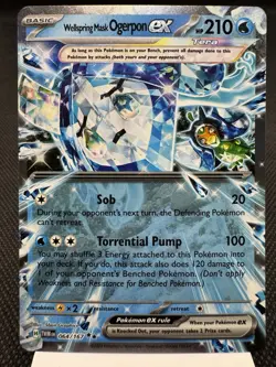 Wellspring Mask Ogerpon ex 064/167 - Holo -Twilight Masquerade Pokemon Card MINT - Image 3