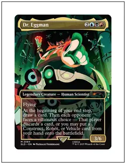 1x Dr. Eggman, Secret Lair Sonic the Hedgehog, Magic MTG NM - Image 1
