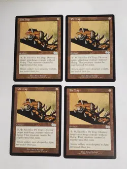 MTG Playset 4x Pit Trap (Urza's Saga/Artifact/U) - BGM - Image 1