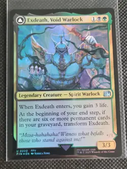 Exdeath, Void Warlock - #220 - Uncommon - Foil - MTG: Final Fantasy - FIN - Image 1