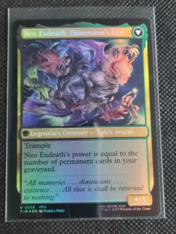 Exdeath, Void Warlock - #220 - Uncommon - Foil - MTG: Final Fantasy - FIN - Image 2