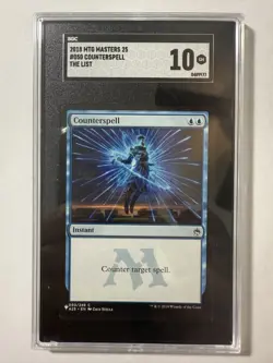 Counterspell #50 The List 2018 MTG Masters 25 Regular SGC 10 GEM MINT - Image 1