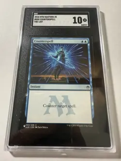 Counterspell #50 The List 2018 MTG Masters 25 Regular SGC 10 GEM MINT - Image 2