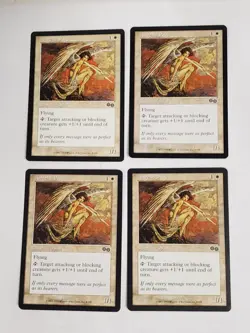 MTG Playset 4x Angelic Page (Urza's Saga/White/C) - BGM - Image 1