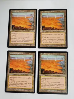 MTG Playset 4x Smoldering Crater (Urza's Saga/Land/C) - BGM - Image 1