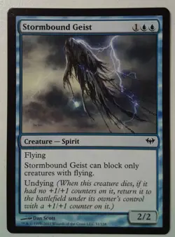 Stormbound Geist *Common* Magic MtG x1 Dark Ascension SP - Image 1