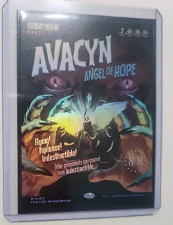 FOIL Avacyn Angel of Hope - Movie Poster - MtG Innistrad Remastered - NM Magic - Image 1