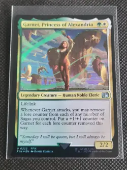 Garnet, Princess of Alexandria - #222 - Uncommon Foil - MTG: Final Fantasy - FIN - Image 1