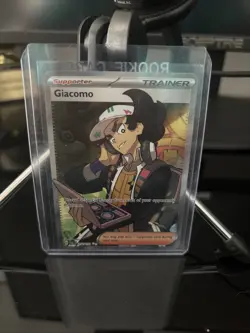Giacomo 252/193 Paldea Evolved Ultra Rare Trainer Holo Pokemon TCG Card NM - Image 1