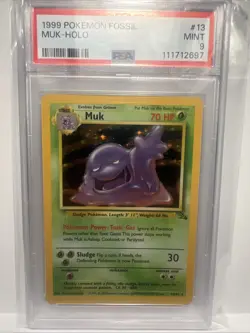 PSA 9 MUK - Fossil 13/62 Holo - 1999 Pokemon Card TCG Mint - Image 4