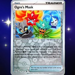 Ogre's Mask - Reverse Holo - Pokemon TCG Twilight Masquerade #159/167 - Image 1