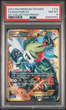 2017 Pokemon Xy Collection Promo Shaymin EX Xy Collection Promo PSA 8 - Image 1