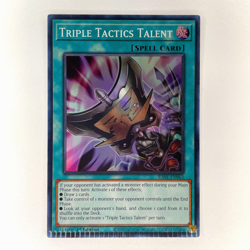 CRIMPED TRIPLE TACTICS TALENT RA01-EN063 SUPER RARE NM YUGIOH - Image 1