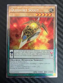 Yugioh Qliphort Scout RA04-EN236 1st Edition Platinum Secret Rare NM - Image 1