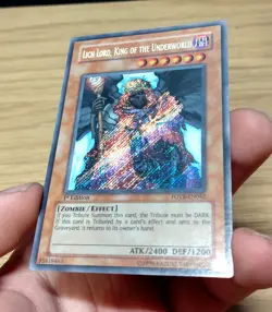 Lich Lord, King of the Underworld FOTB-EN062 Secret 1st VLP Yugioh - Image 3