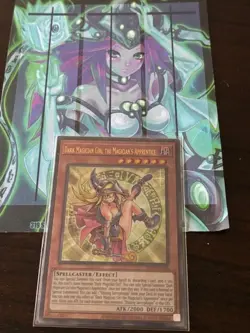 Yugioh 1x Dark Magician Girl The Magician's Apprentice Asian English Ultimate M - Image 1