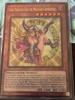 Yugioh 1x Dark Magician Girl The Magician's Apprentice Asian English Ultimate M - Image 2