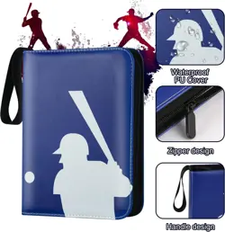 High-Capacity 9-Pocket Trading Card Binder - Show Off Your Collection in Blue - Image 5