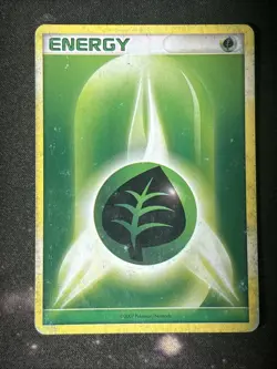Energy Unnumbered (HP, Pokemon Card, 2007, Grass, Common) - Image 1