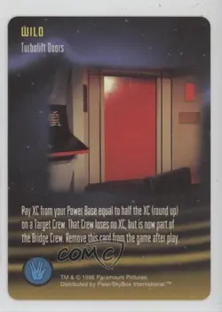 1996 Star Trek - The Card Game: Promos Turbolift Doors 0kb5 - Image 1