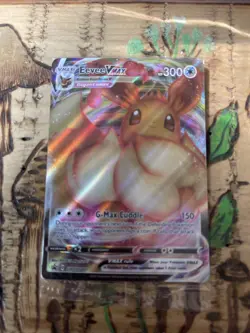 Pokemon Eevee VMAX TCG Sword & Shield SWSH087 Holo Promo Card Original Packaging - Image 1