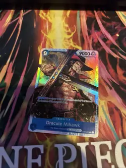 Dracule Mihawk OP01-070 SR Super Rare One Piece Card Game - Image 1