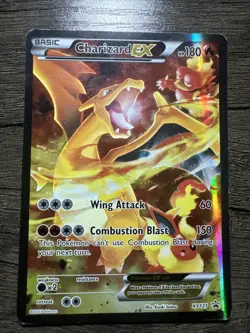 Pokemon Charizard EX Card - Wing Attack and Combustion Blast - Image 1
