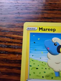 Mareep - Pokemon Chilling Reign Error Card - Misalignment dots - Miscut - Image 2