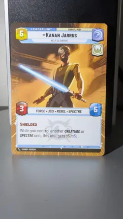 Star Wars Unlimited Legends Of The Force Kanan Jarrus (Hyperspace) Card # 268 - Image 1