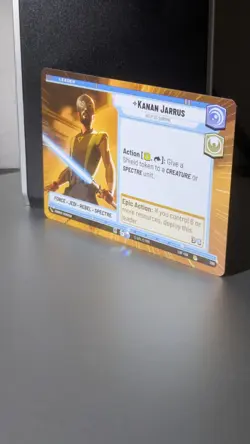 Star Wars Unlimited Legends Of The Force Kanan Jarrus (Hyperspace) Card # 268 - Image 2