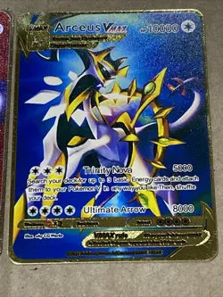 Arceus VMAX Gold Metal Pokemon Card 2-Pack New - Image 4