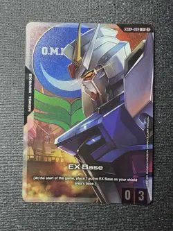 Gundam Card Game TCG [English] EXBP-02 Strike Gundam EX Base Promo [P] - Image 1