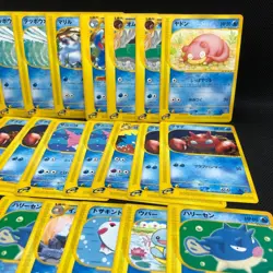 Used 40Lot Pokemon Card Game e-Cards Water Type Bulk Sale Slowpoke Wooper FS - Image 4