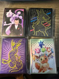 Pokemon ETB Card Sleeves Lot of 4 - 65ct Each - NEW & SEALED - Image 1