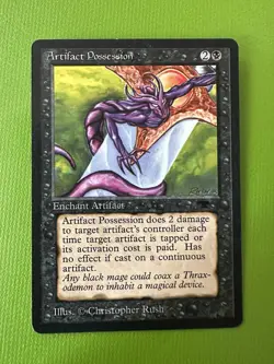 MTG Artifact Possession Artist Proof From the Christopher Rush Family - Image 1