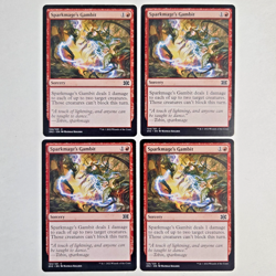 MTG Sparkmage's Gambit (Double Masters 2022) 124/331 (NEAR MINT) (4X) - Image 1