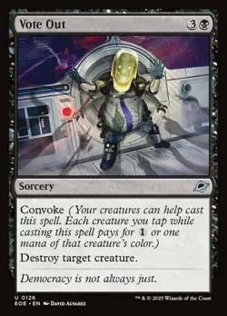 Vote Out - Foil EOE NM MTG - Image 1