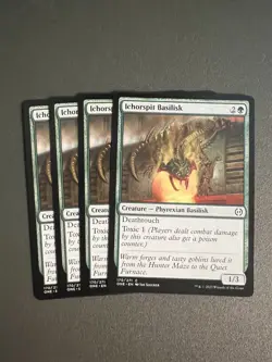 (x4) Ichorspit Basilisk 170/271 Play Set Common All Will Be One MTG NM - Image 1